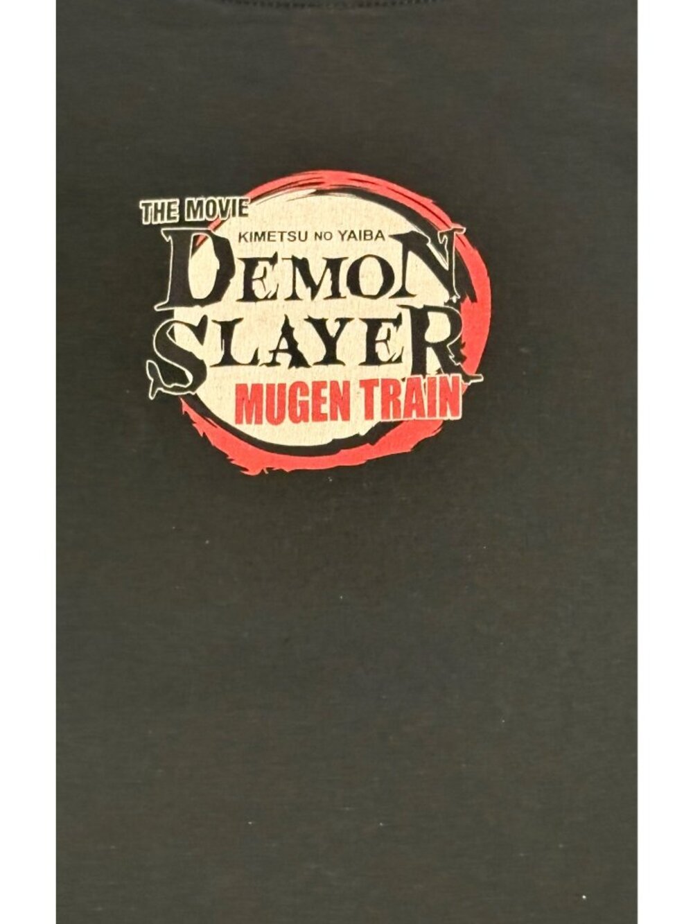 Demon Slayer Mugen Train Black Graphic Tee Tanjiro & Nezuko Adult Medium T-Shirt - Picture 6 of 9